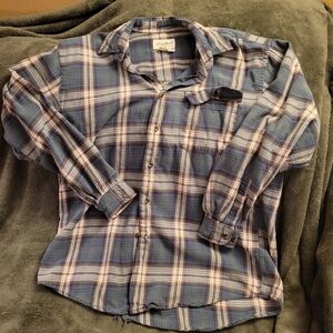 Men's vintage Eddie Bauer flannel shirt